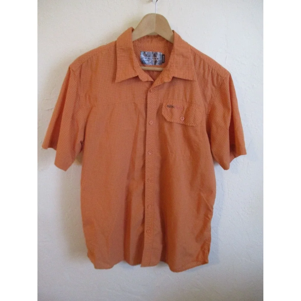 Realtree Orange Casual Shirt Size Medium
